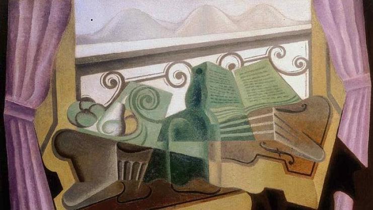 La 'fenêtre aux collines' de Juan Gris (1923).
